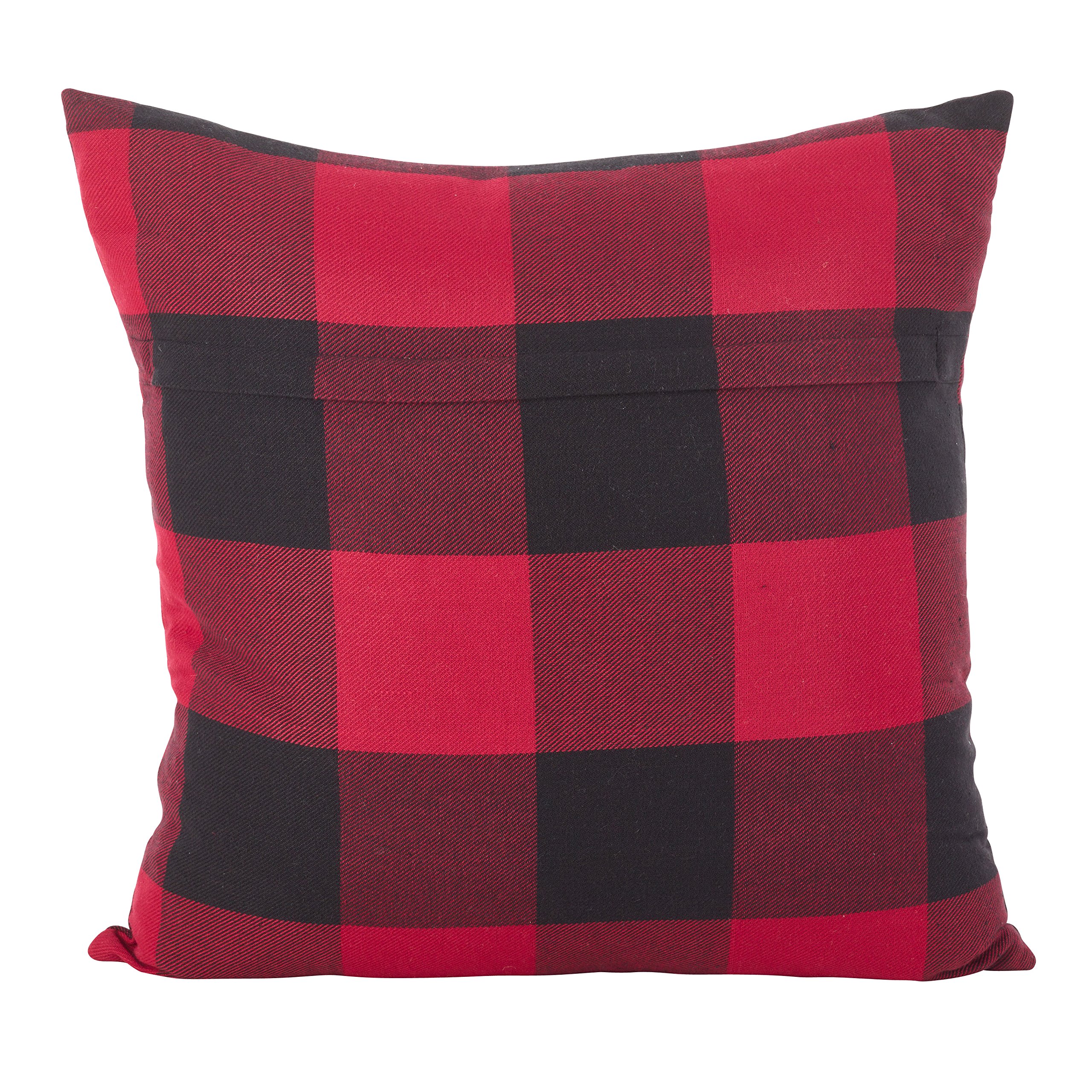 Occasion Gallery Red Holiday Buffalo Plaid Pillow - Cover (Filling NOT Included) 20