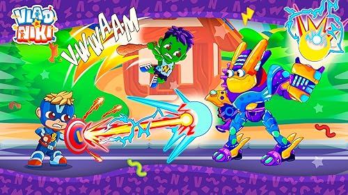 Super-heróis Vlad e Niki