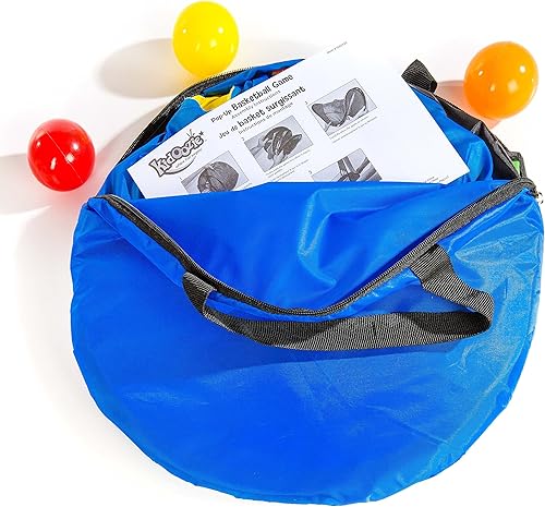 Miniatura 7 de Kidoozie Balón de baloncesto desplegable, actividad deportiva en interiores o exteriores, adecuado para niños de edad preescolar y escolar a partir