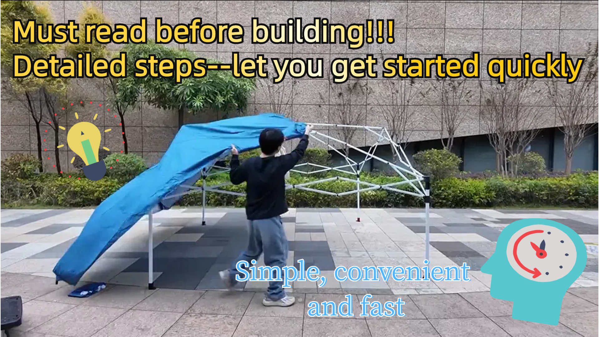 Amazon.com: COBIZI 10x10 Pop up Canopy Portable Garage with 1