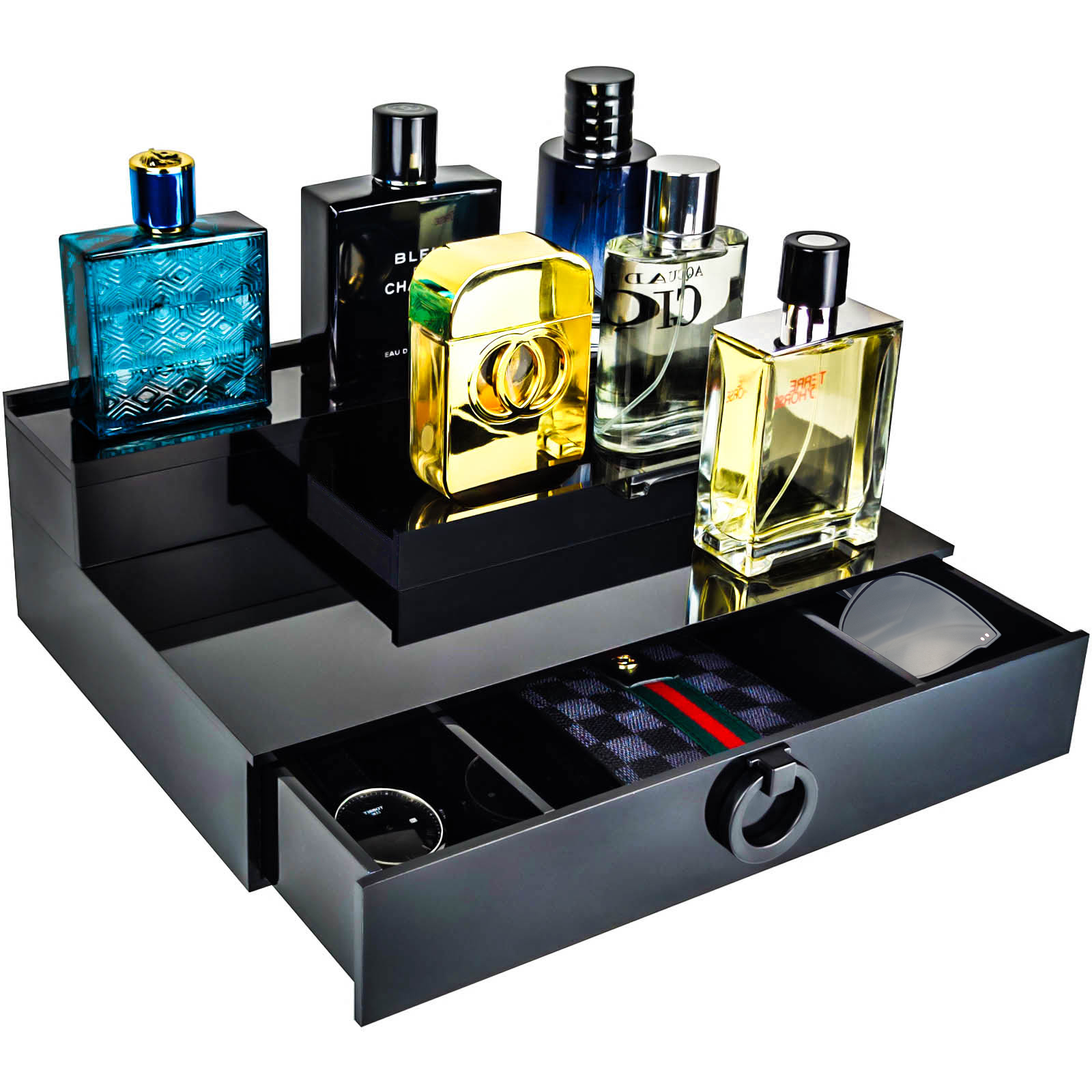 Amazon.com: GOH&FTY Cologne Organizer for Men,3 Step Acrylic
