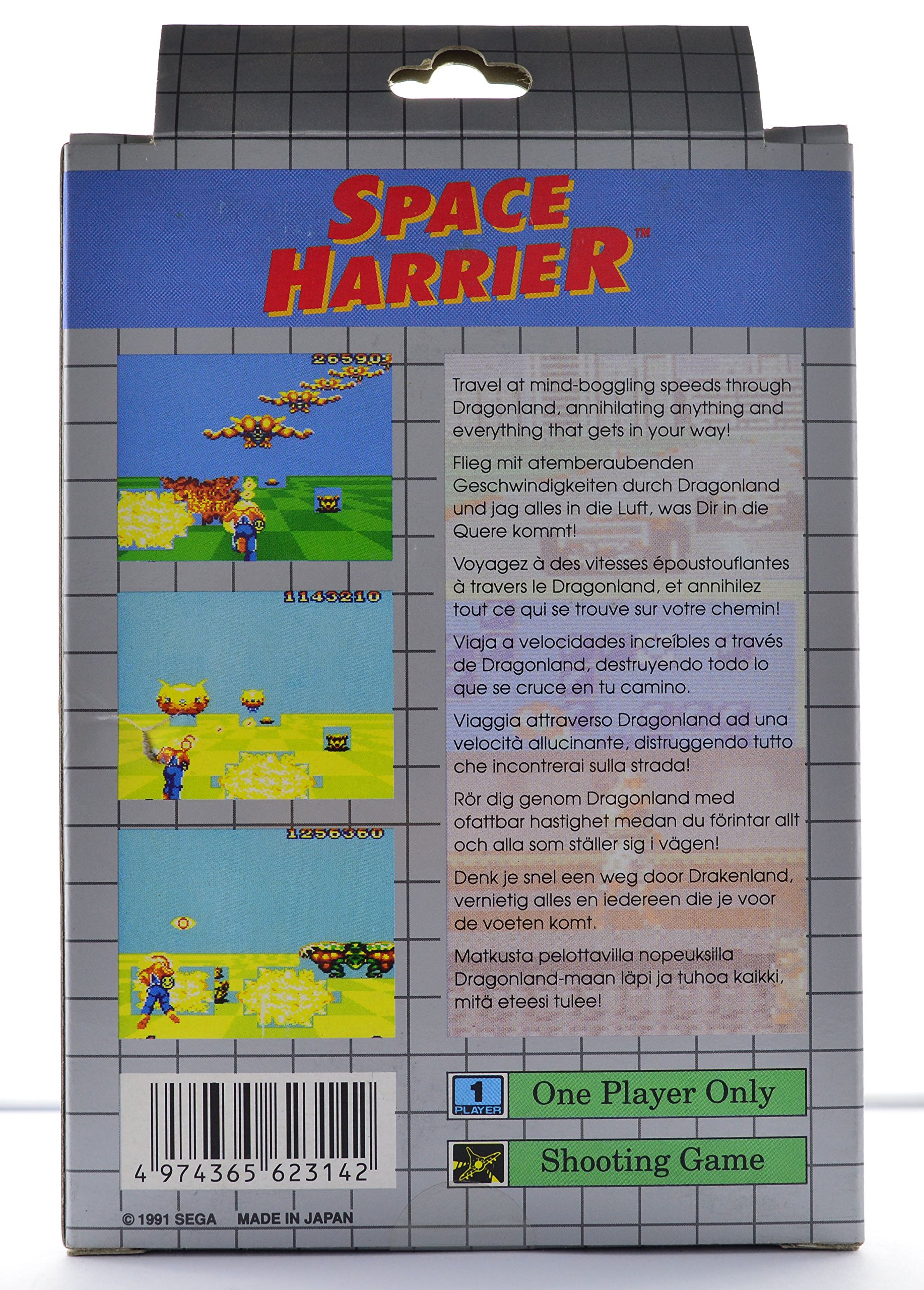 Space Harrier - SEGA GAME GEAR - EUR