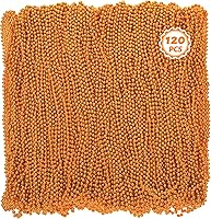 Vista 8 de Cuentas de Mardi Gras, 120 collares de cuentas, cuentas blancas de 33 pulgadas a granel, accesorios de Mardi Gras, mantas de desfile de disfraces