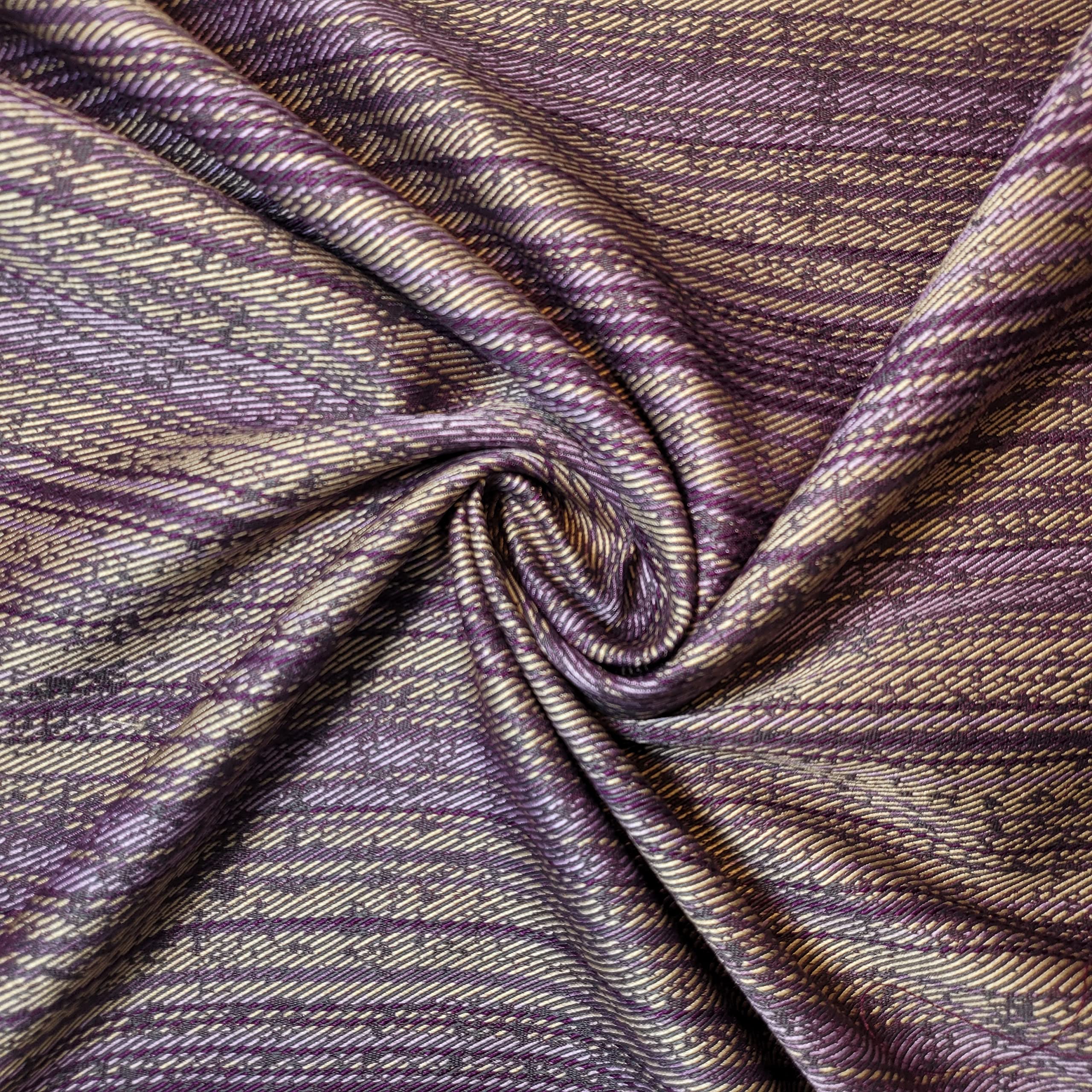 Luxury Upholstery Fabric – Chenille Velvet, Silk-Effect, Tapestry Woven | 58" (150 cm) Wide | Curtains, Cushions, Sofas | Sold Per Meter (Peach Lilac Tweed)