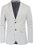 PJ PAUL JONES Herringbone Blazer 2 Vestes de costume de bouton Casual Knit Sport Coat pour homme