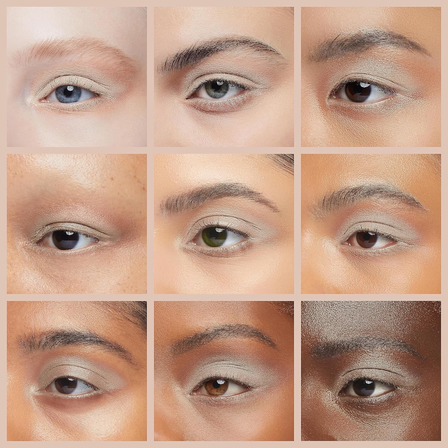 Shiny Warm Sand Beige Taupe Nude Natural Tone Satin Finish Pressed Powder Single Vegan Eyeshadow; Talc, Paraben & Cruelty Free - Image 4