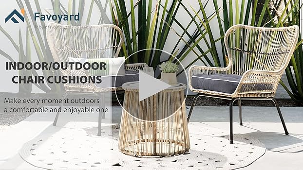 Amazon.com: Favoyard Patio Cushions 19 x 19 Inch Indoor