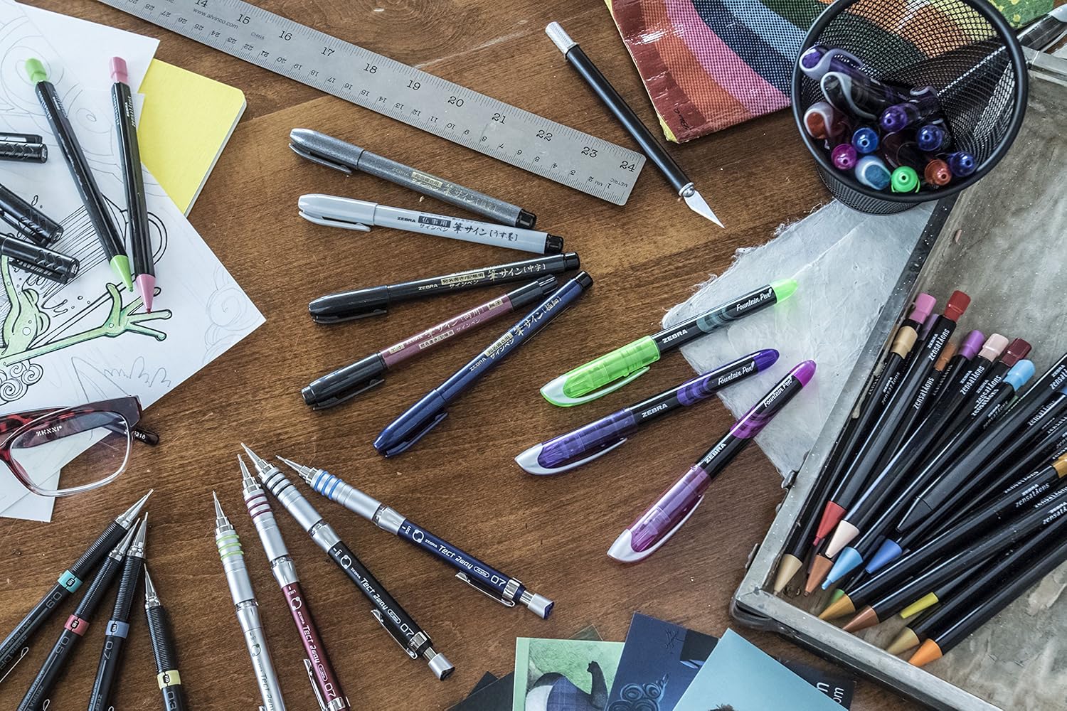 Zebra Zensations Brush Pen | Voor Crea
