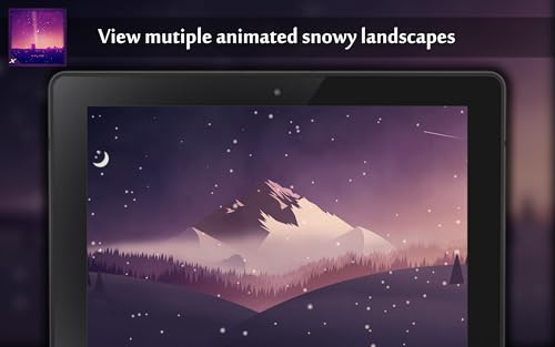 Animated landscapes with snow