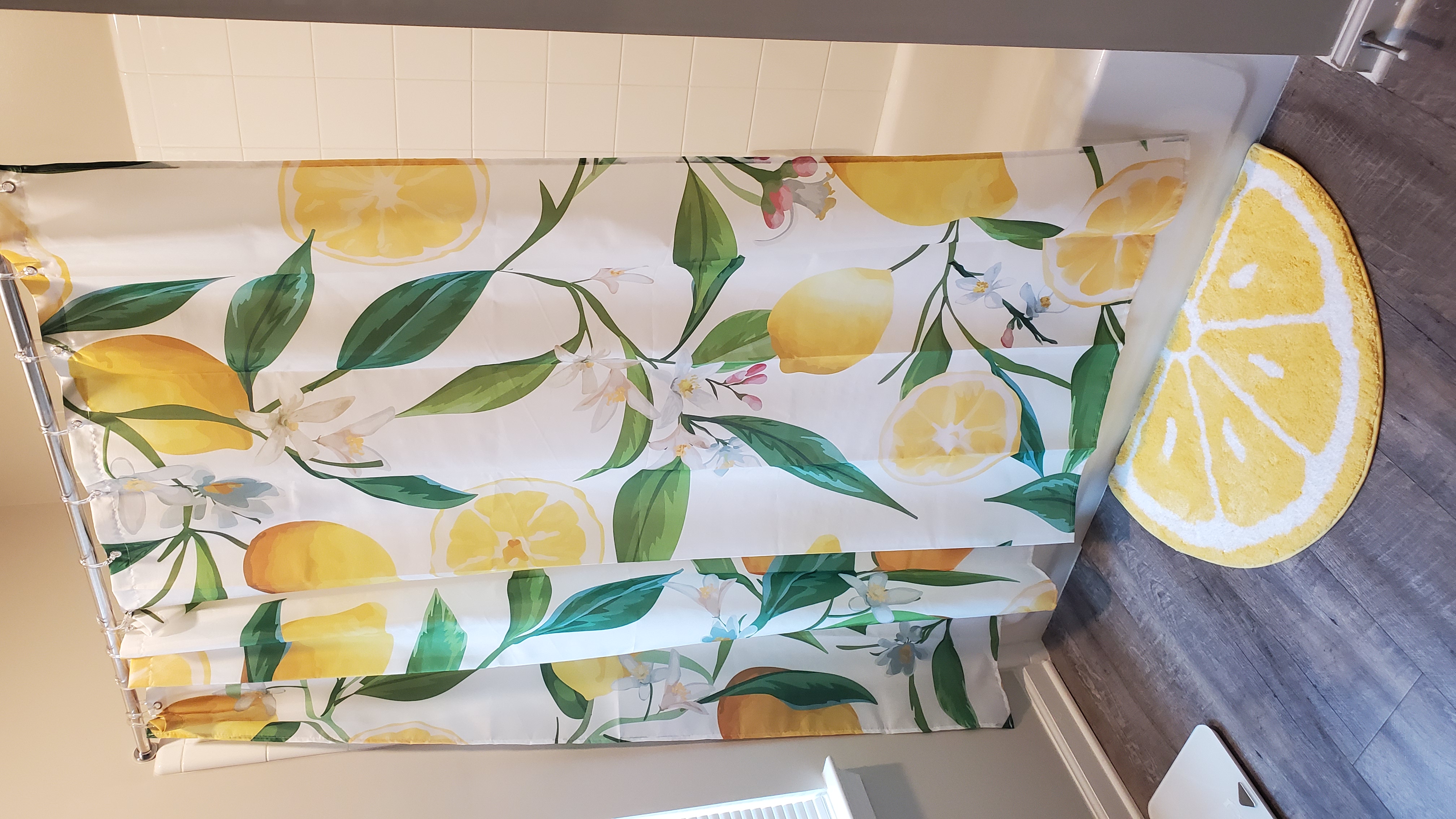 Amazon.com: Fancy Soft Yellow Lemon Shape Bath Rug for Kids Fruit ...