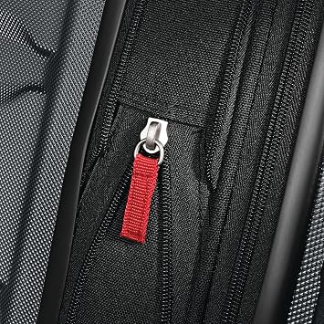 Samsonite Omni PC Hardside Expandable Luggage with Spinner Wheels, Checked 24-Inch, Charcoal