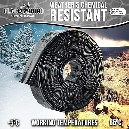 Miniatura 13 de U.S. Pool Supply Manguera de retrolavado de piscina de 2 pulgadas de diámetro x 25 pies - Manguera de descarga para bomba, filtro de arena
