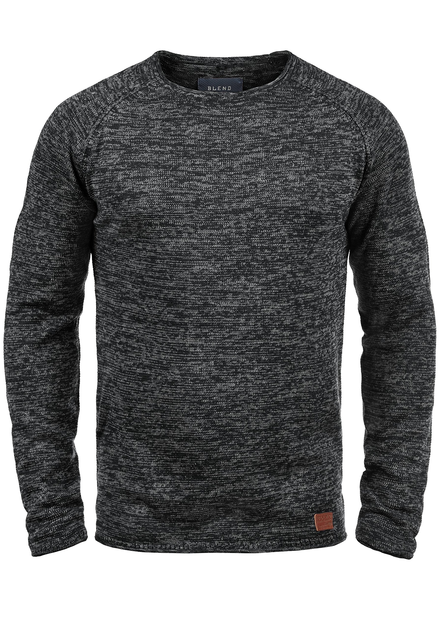 B Blend Men's Black (70155) Blend Dan Knitted Pullover, Size:l, Colour: