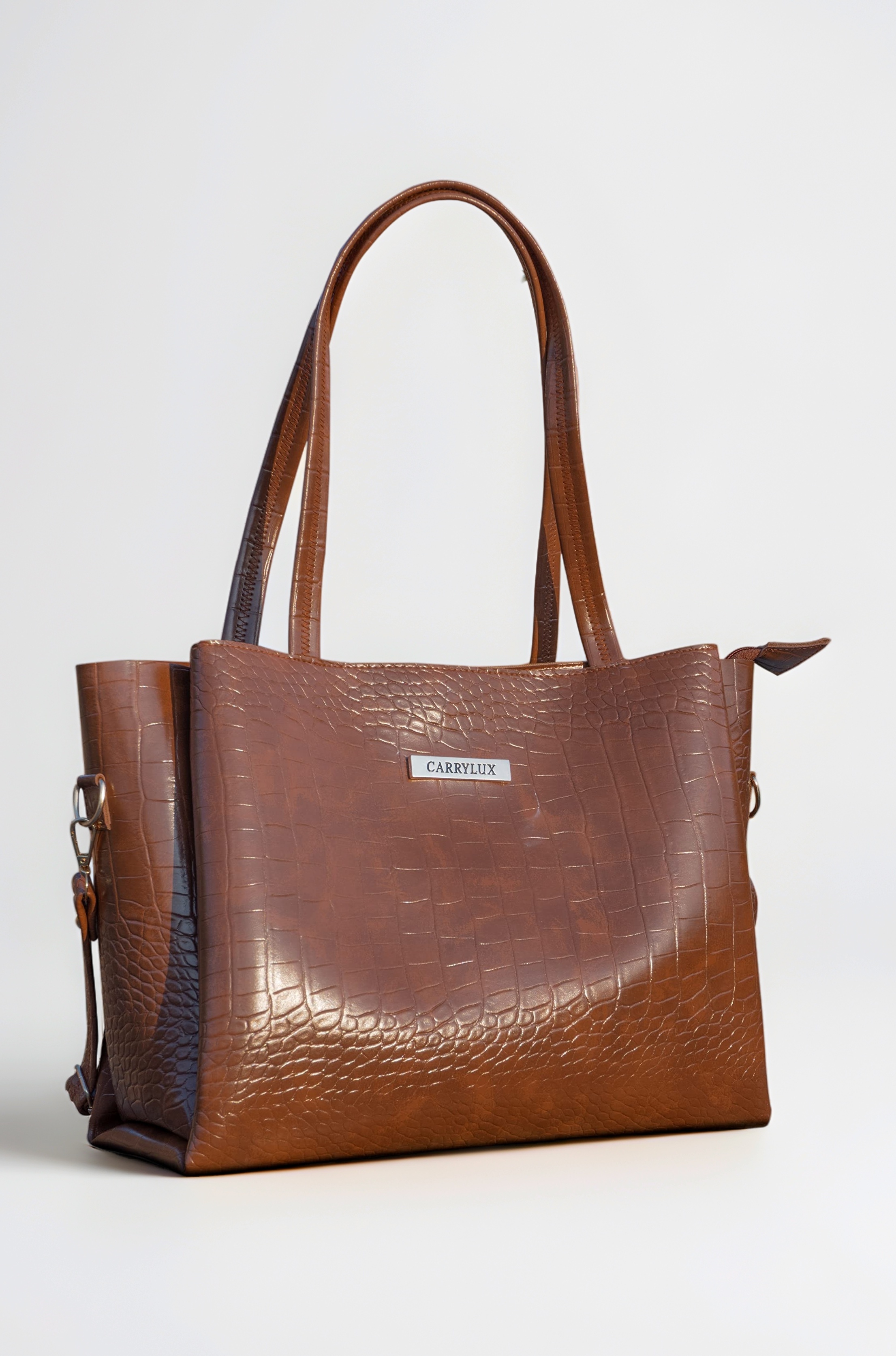 Large Capacity Croco Pattern Tote Bags For Womens Big Purses And Handbags Ladies Big Shoulder Bag