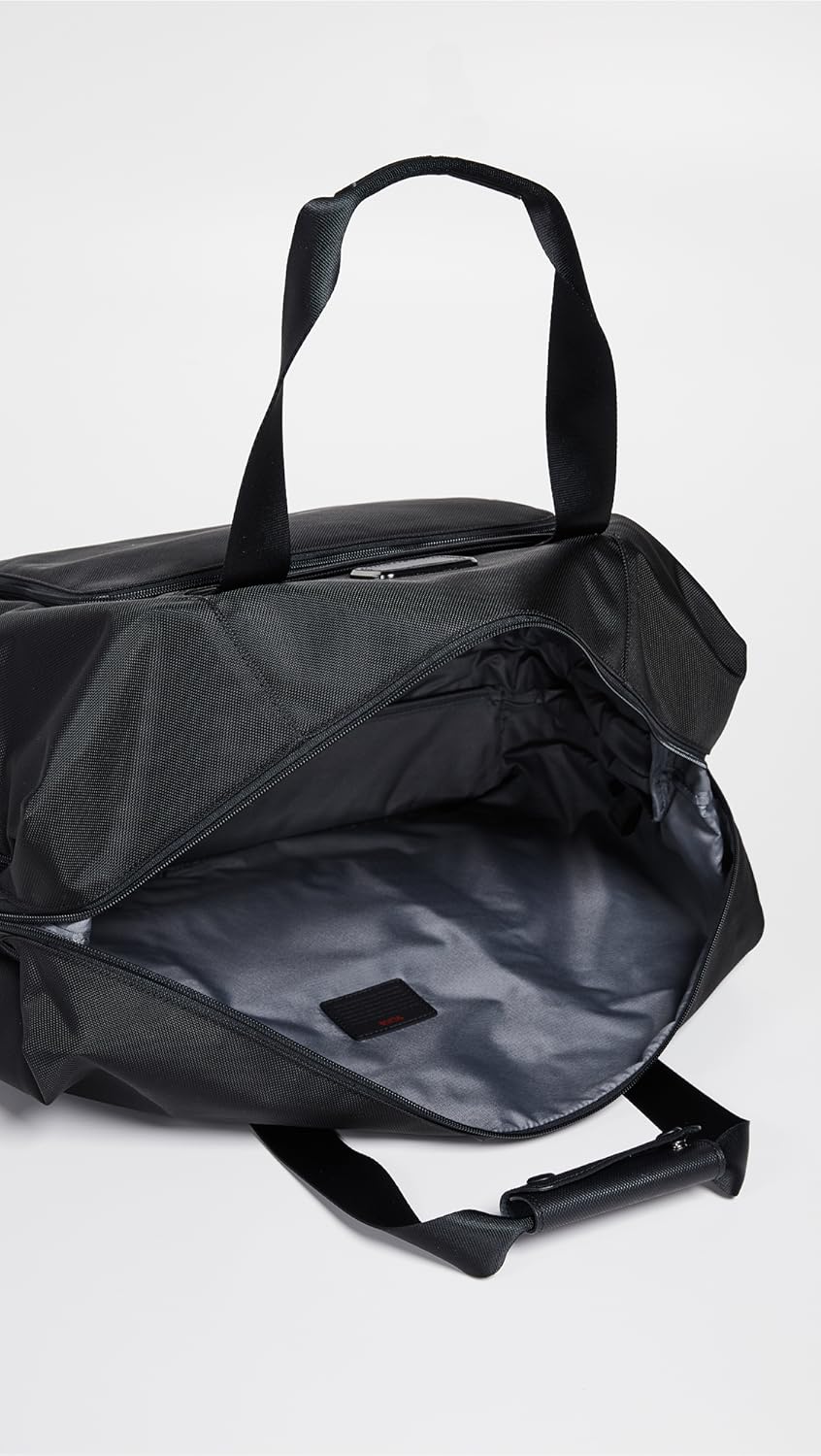  | TUMI - Alpha 3 Double Expansion Travel Satchel - Duffle Bag for Men and Women - Black | Travel Duffels
