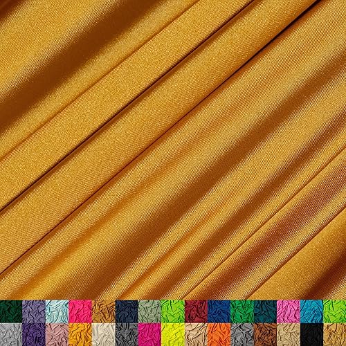 Ice Fabrics Tela de nailon y elastano por yarda - Tela de elastano para trajes de baño de 60 pulgadas de ancho - Elástico en 4 direcciones para ropa