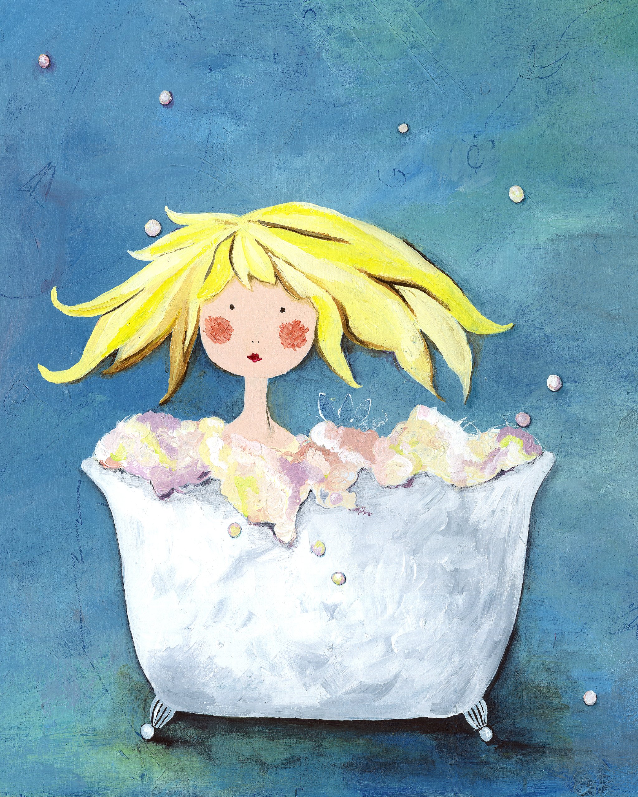 Cici Art FactoryWall Art, Bubbles Paper Print, Small