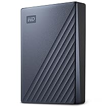 WD 5TB My Passport Ultra HDD portatile USB-C con software per gestione di dispositivi, backup e protezione tramite password – funziona con PC, Xbox X, Xbox S, PS4 and PS5 – Blu