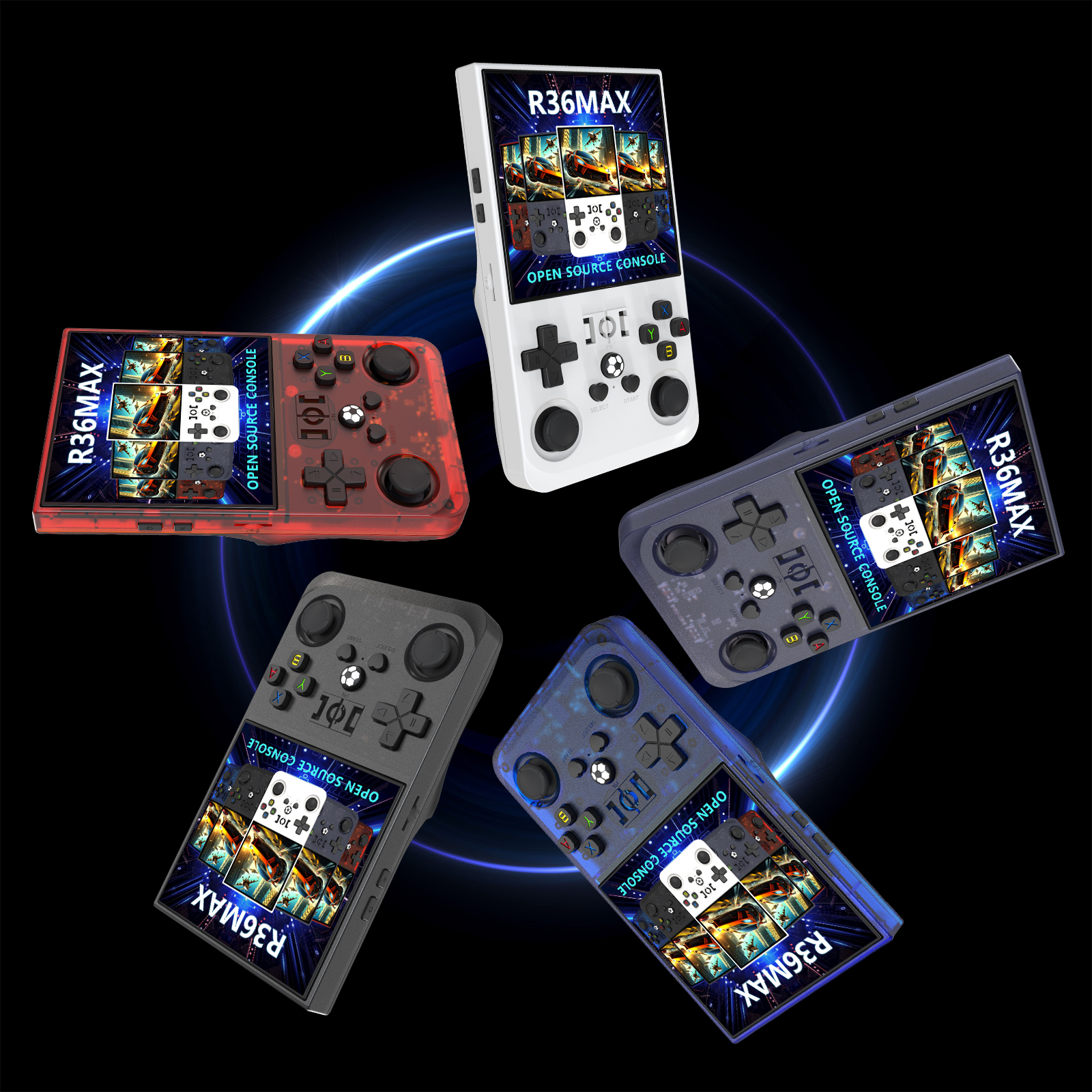 Amazon.com: MYCHA R36MAX Retro Handheld Game Console Holiday Set