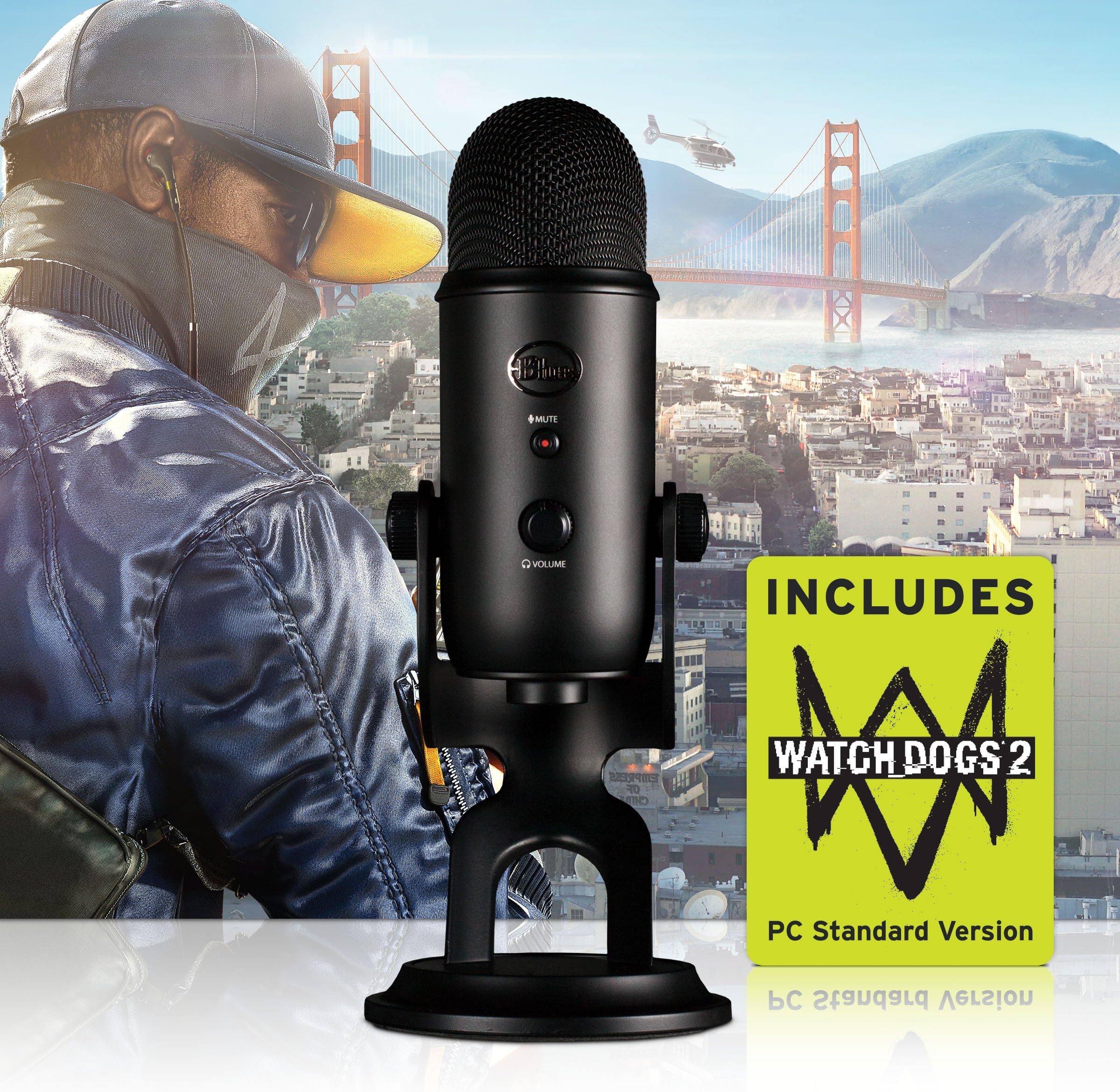 Blue Blackout Yeti + Watch_Dogs 2 PC: The Ultimate Streamer Bundle