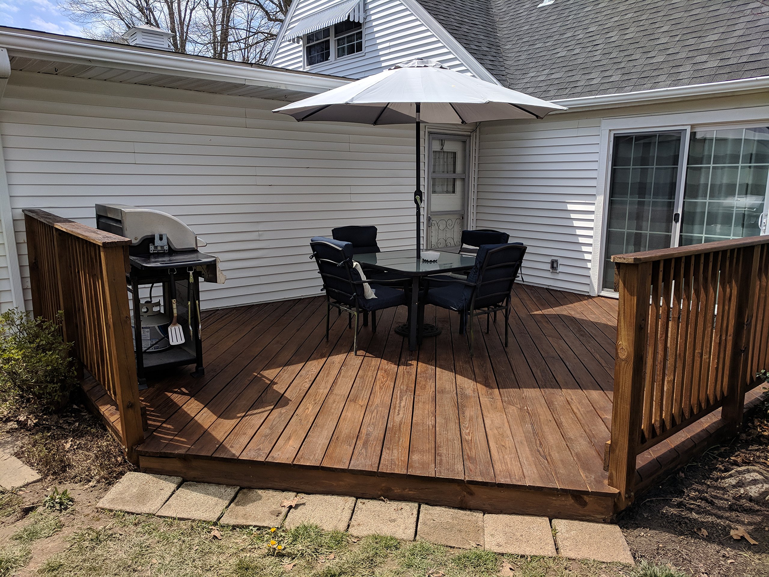 1 Deck Premium SemiTransparent Wood Stain for Decks, Fences, & Siding