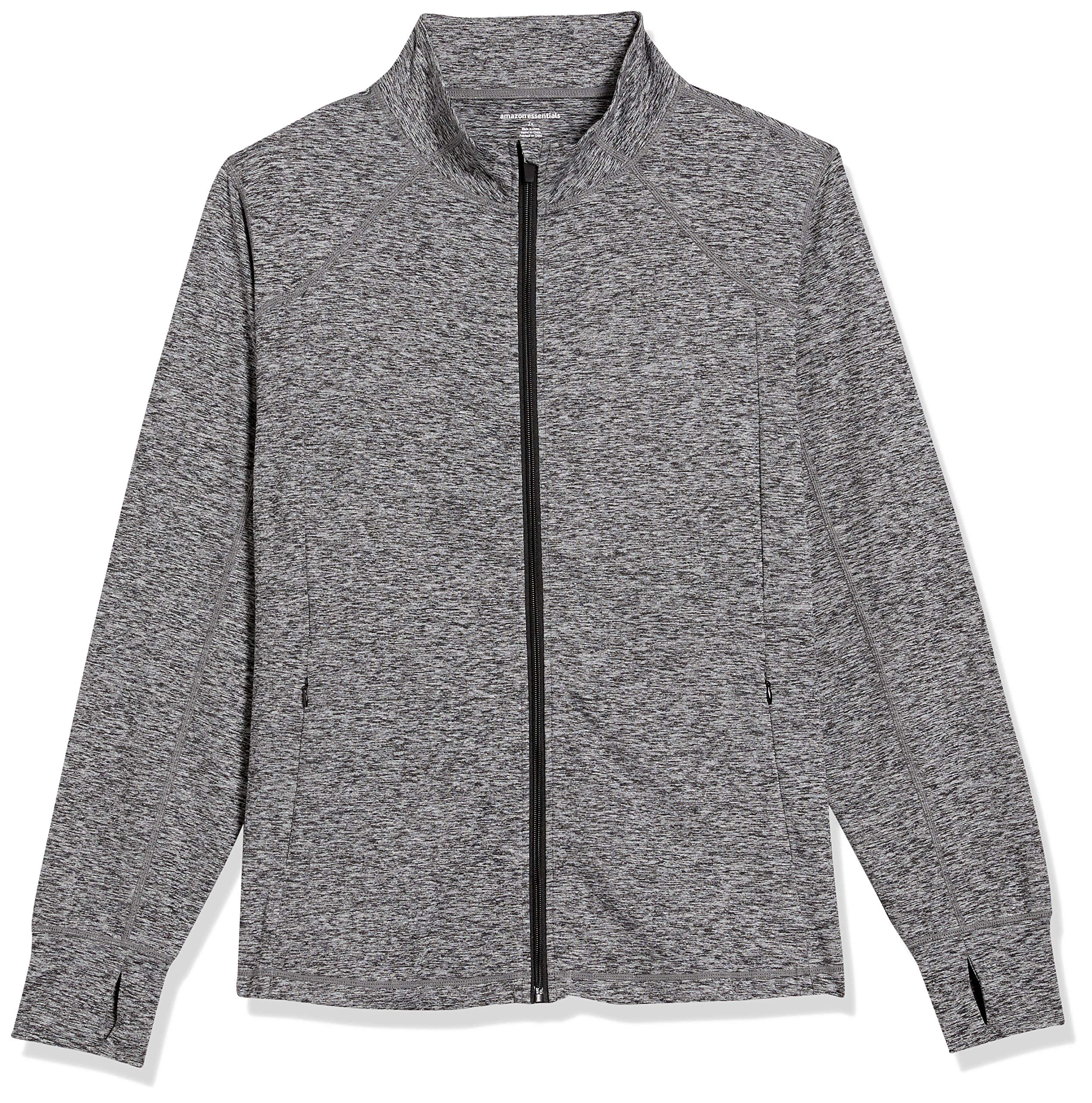 Amazon Essentials Giacca con Zip a Tutta Lunghezza Elasticizzata Tecnica Spazzolata - Colori Fuori Produzione Donna