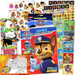 PAW Patrol Coloring Book and Stickers - 295 Stickers! by Stickerland