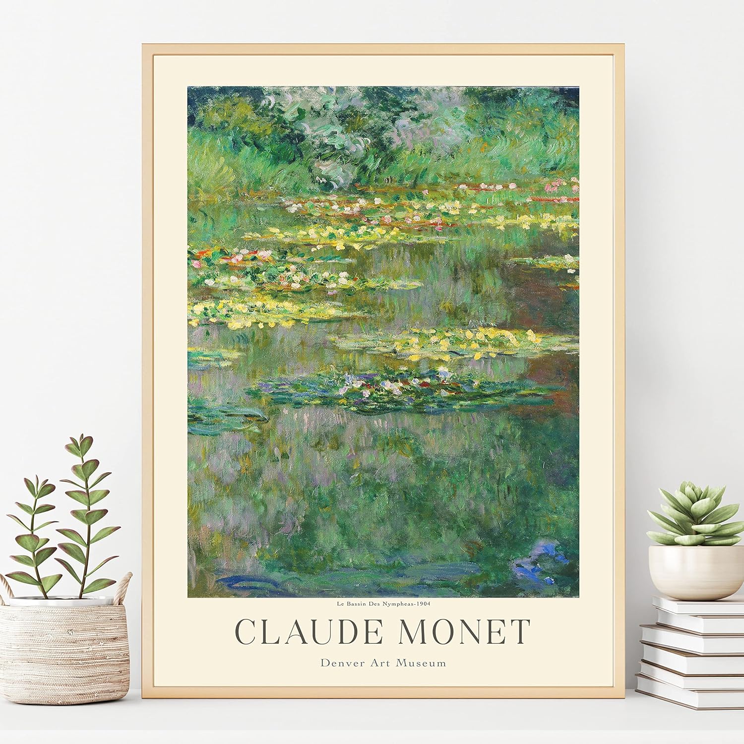 Claude Prints, Museum Gallery Exhibition Poster