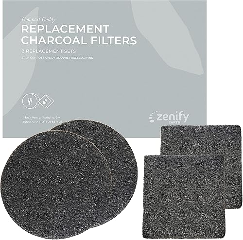 Replacement Charcoal Filters for Compost Bin