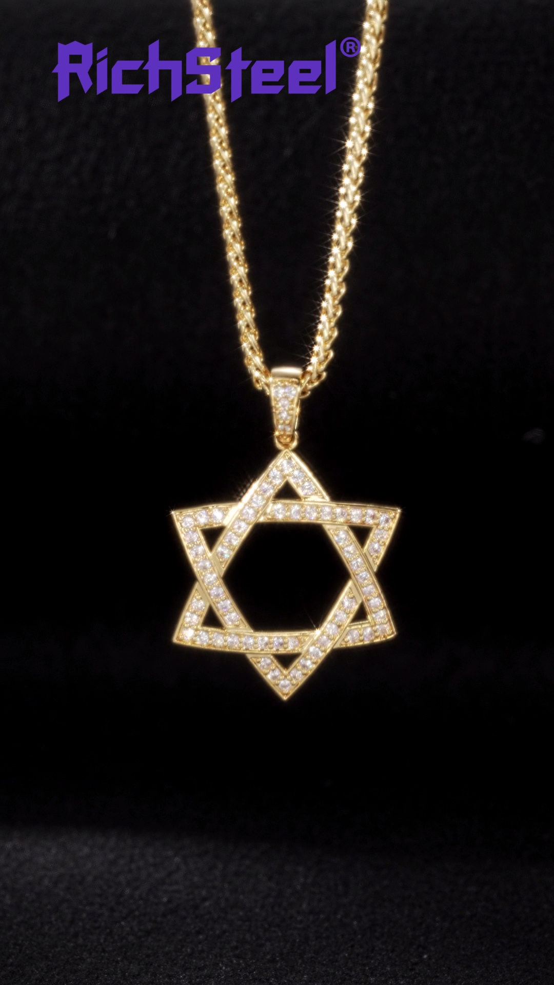 Amazon | [Richsteel] ネックレス メンズ 人気 六芒星 ダビデの星