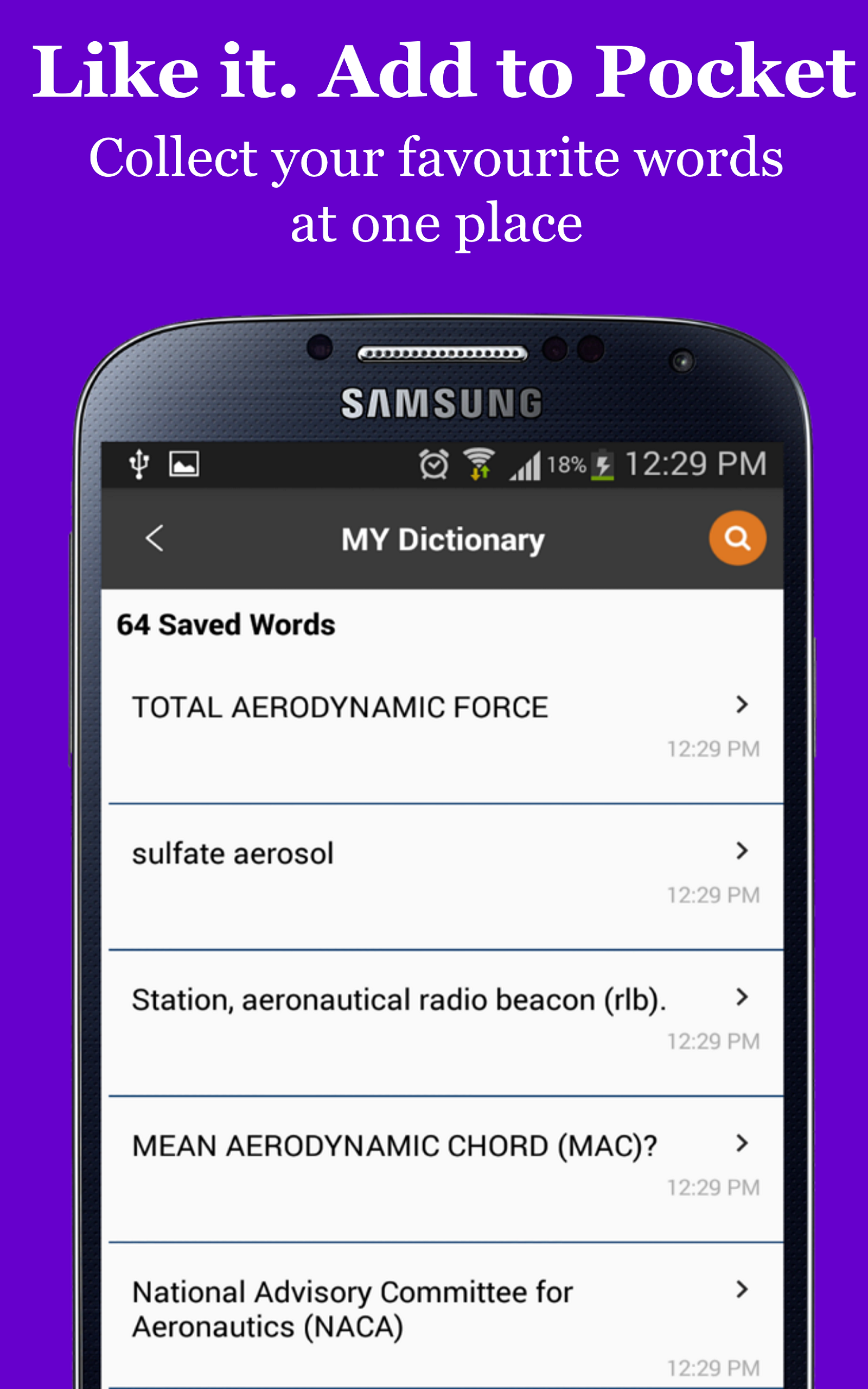 Aerospace Engineering Dictionary - App on Amazon Appstore