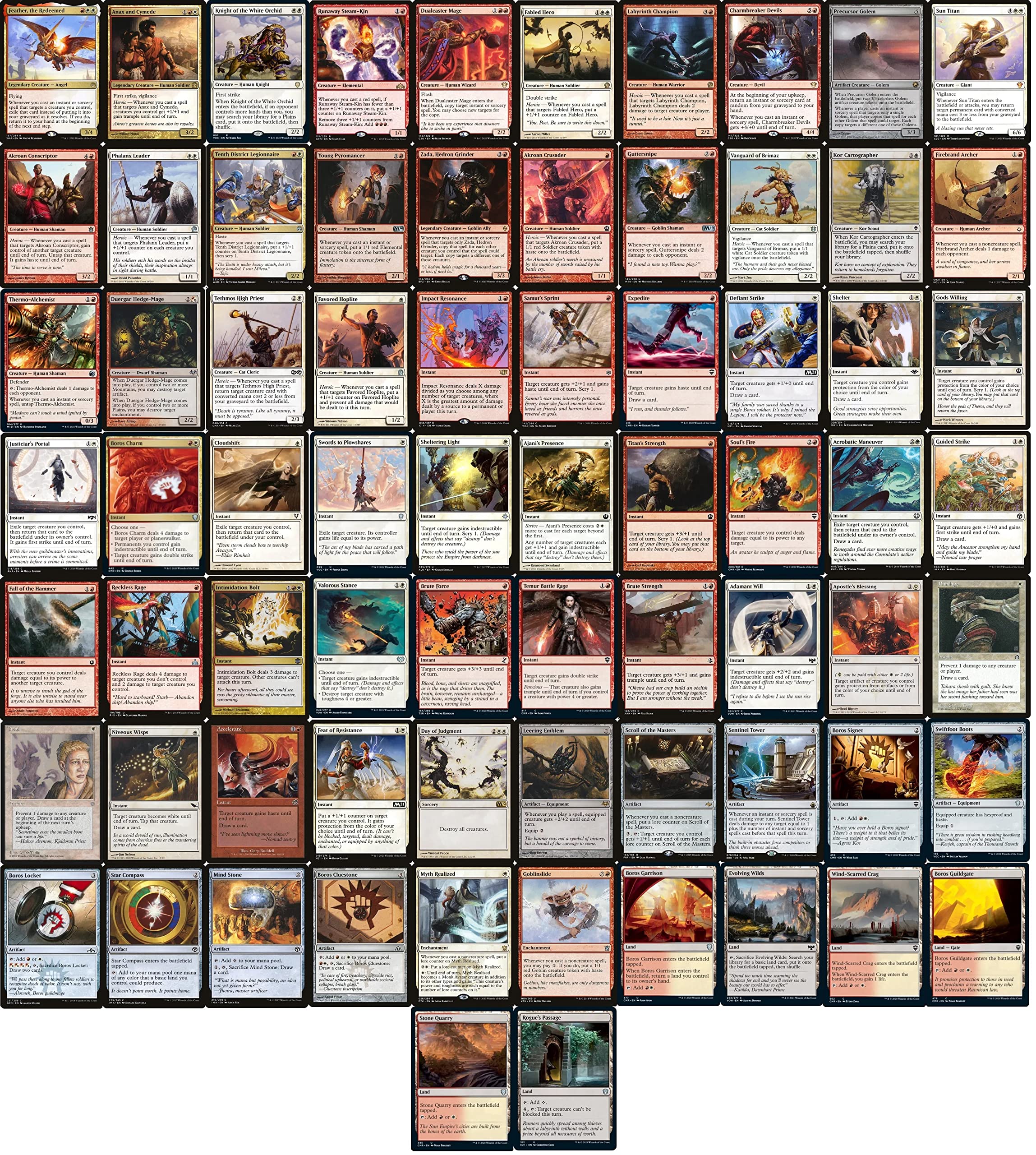 Amazon.com: Feather, The Redeemed Commander Deck - EDH - Red White - Custom  Built - Magic The Gathering - MTG