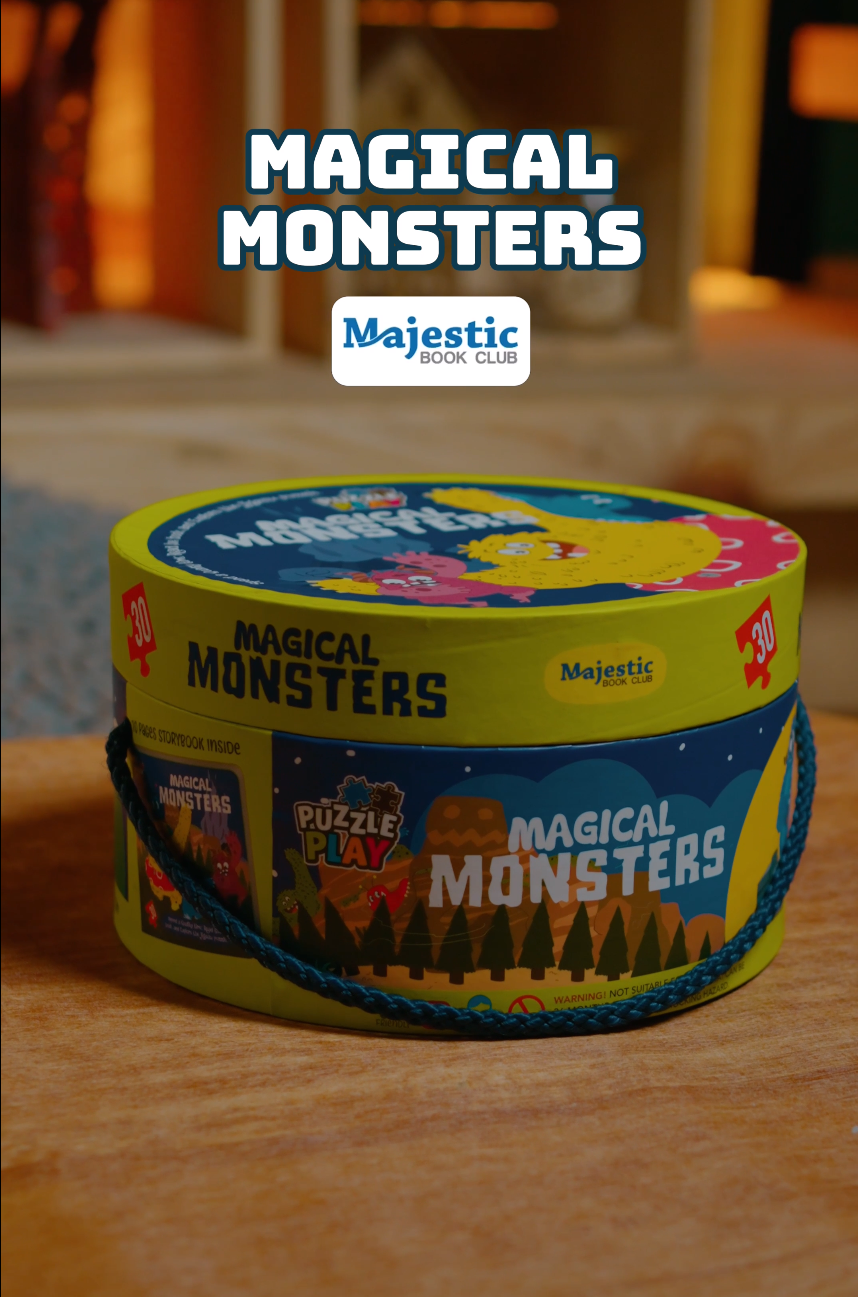 Buy The Book Tree Magical Monsters Puzzle Box for Kids I 30 Jigsaw