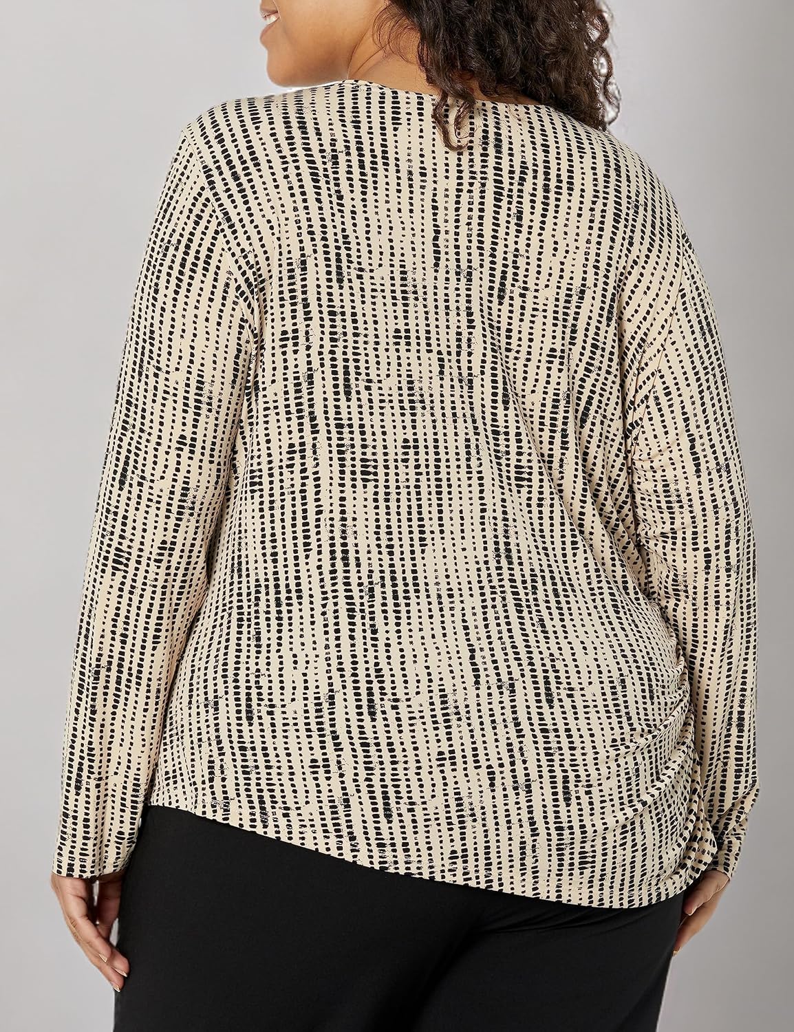 Calvin Klein Womens Printed Long Sleeve Knit - Image 3