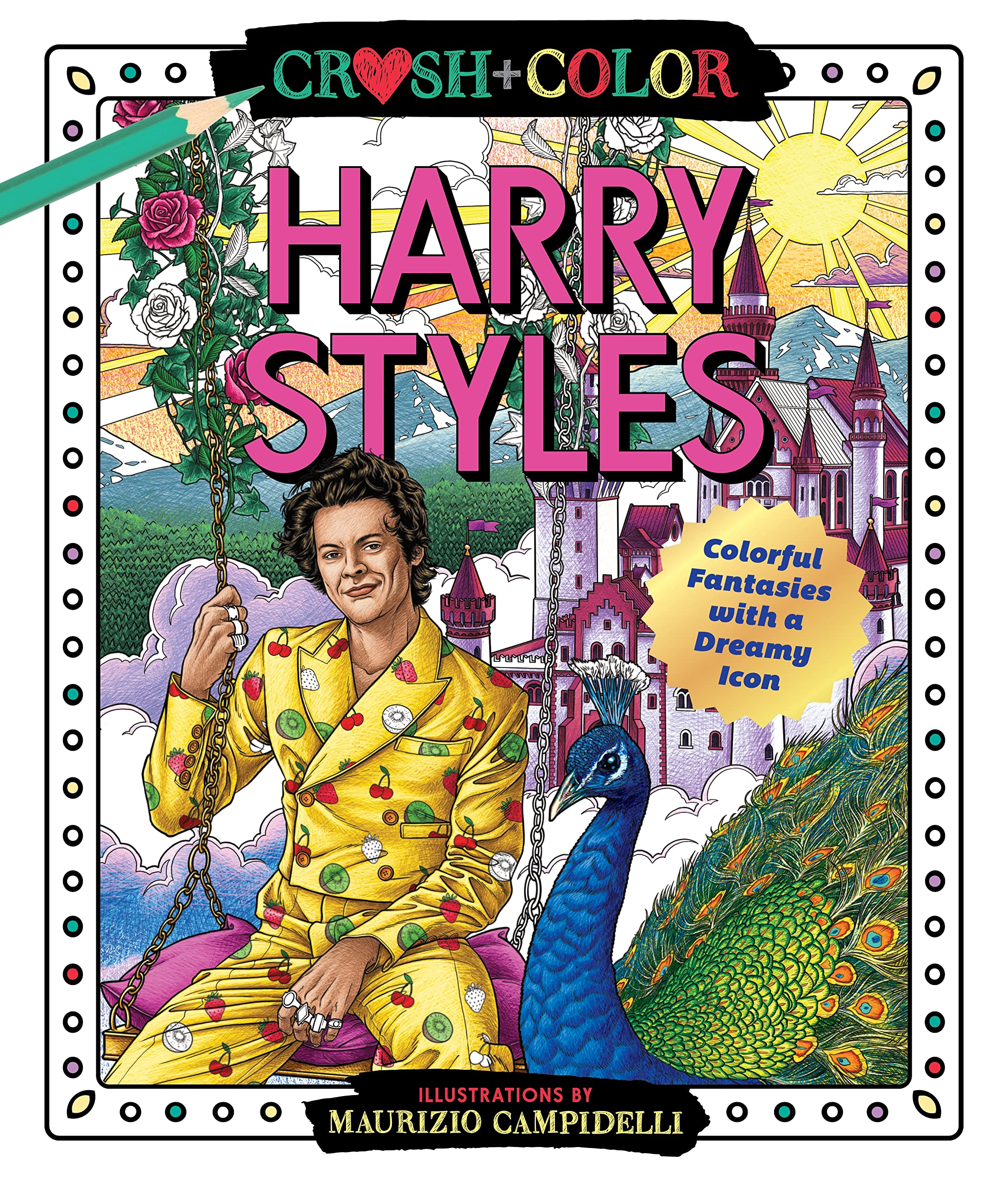 Crush and Color: Harry Styles: Colorful Fantasies with a Dreamy