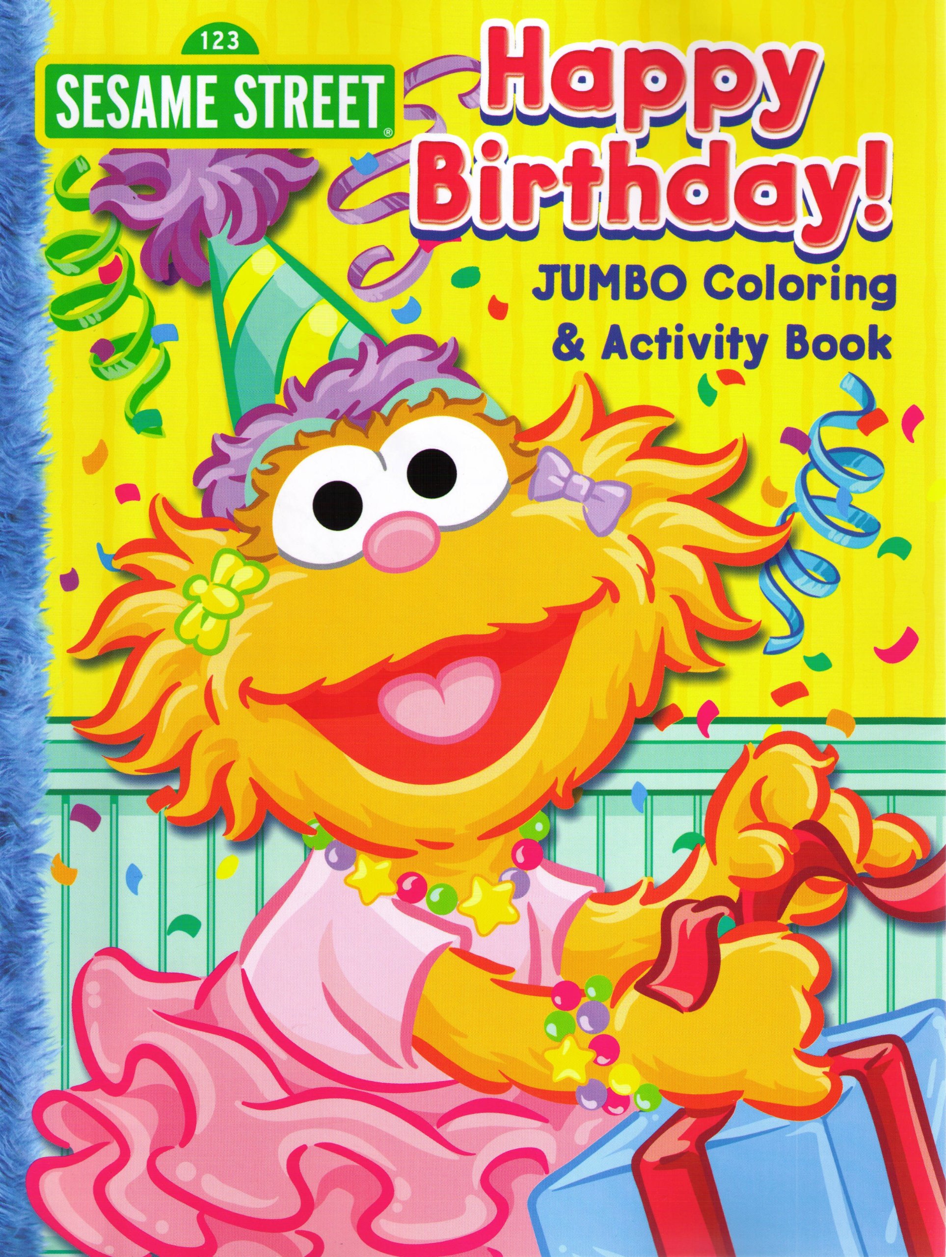 Buy Sesame Street Jumbo Coloring & Activity Book Happy Birthday