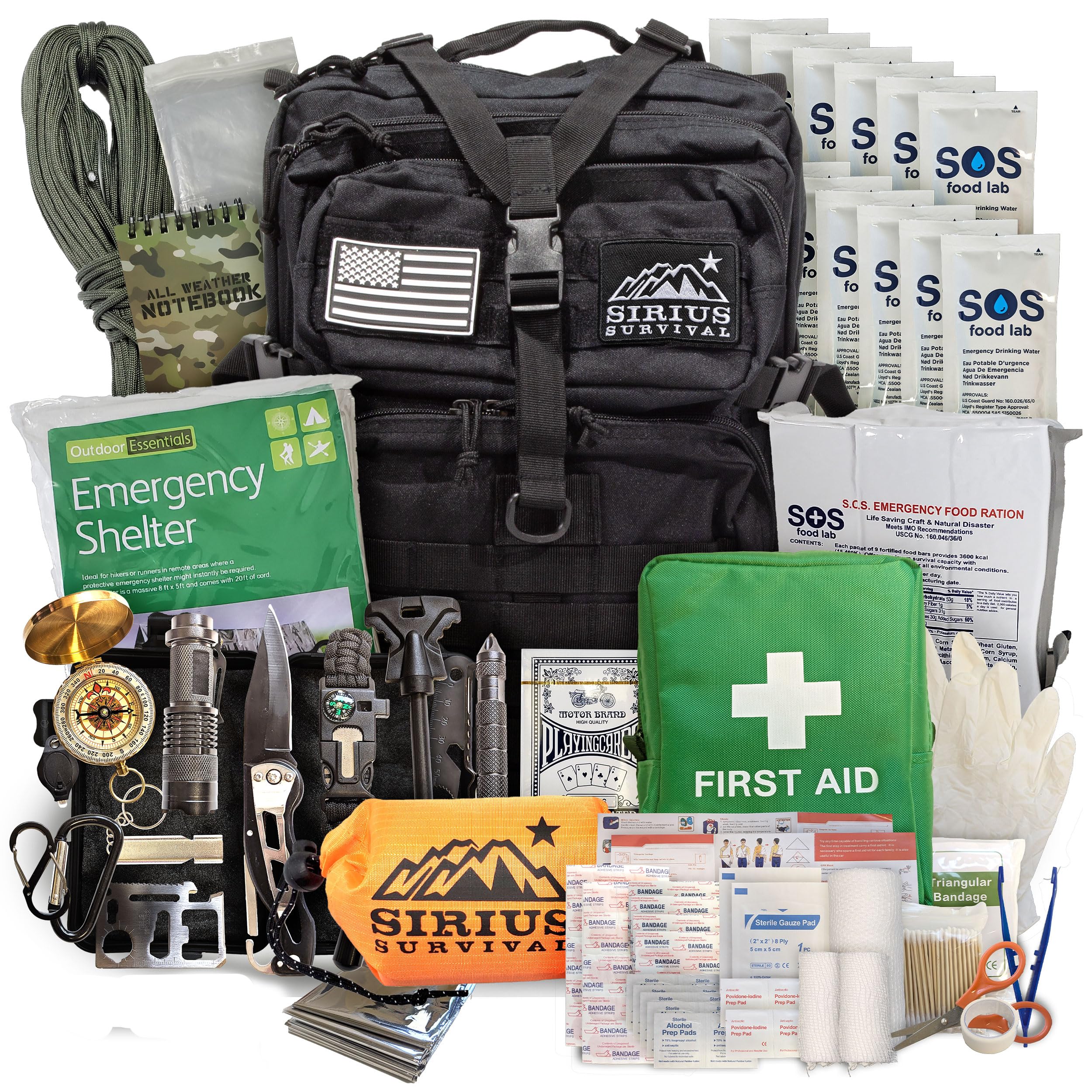 Sirius Bug Out Bag Starter Kit