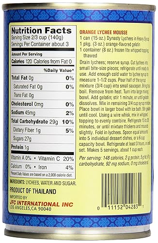 Miniatura 3 de Dynasty Nueces de lichi en jarabe 15 onzas