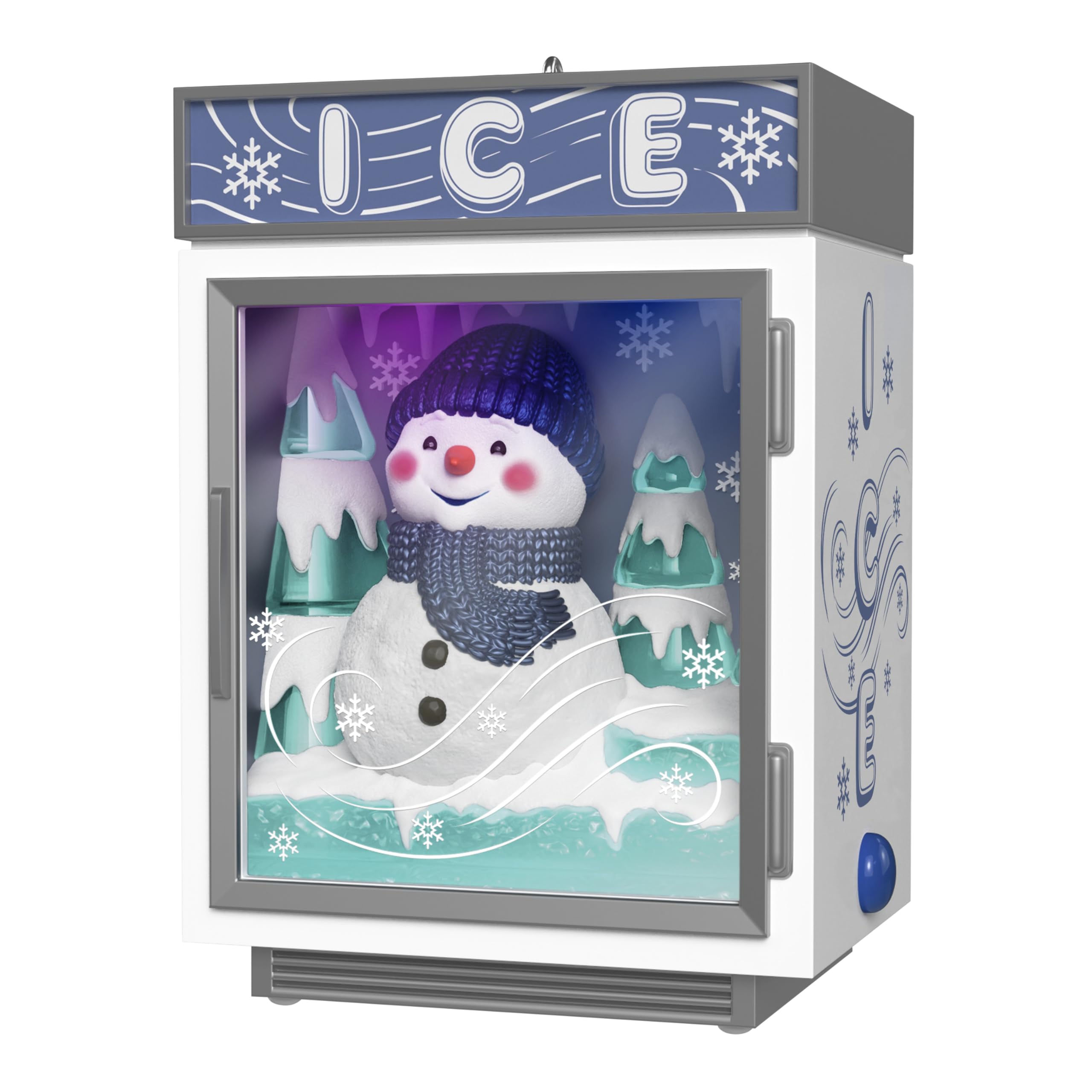 Hallmark Keepsake Adorno de Navidad 2026, musical Just Chillin' con luz, regalos de coleccionista de muñeco de nieve