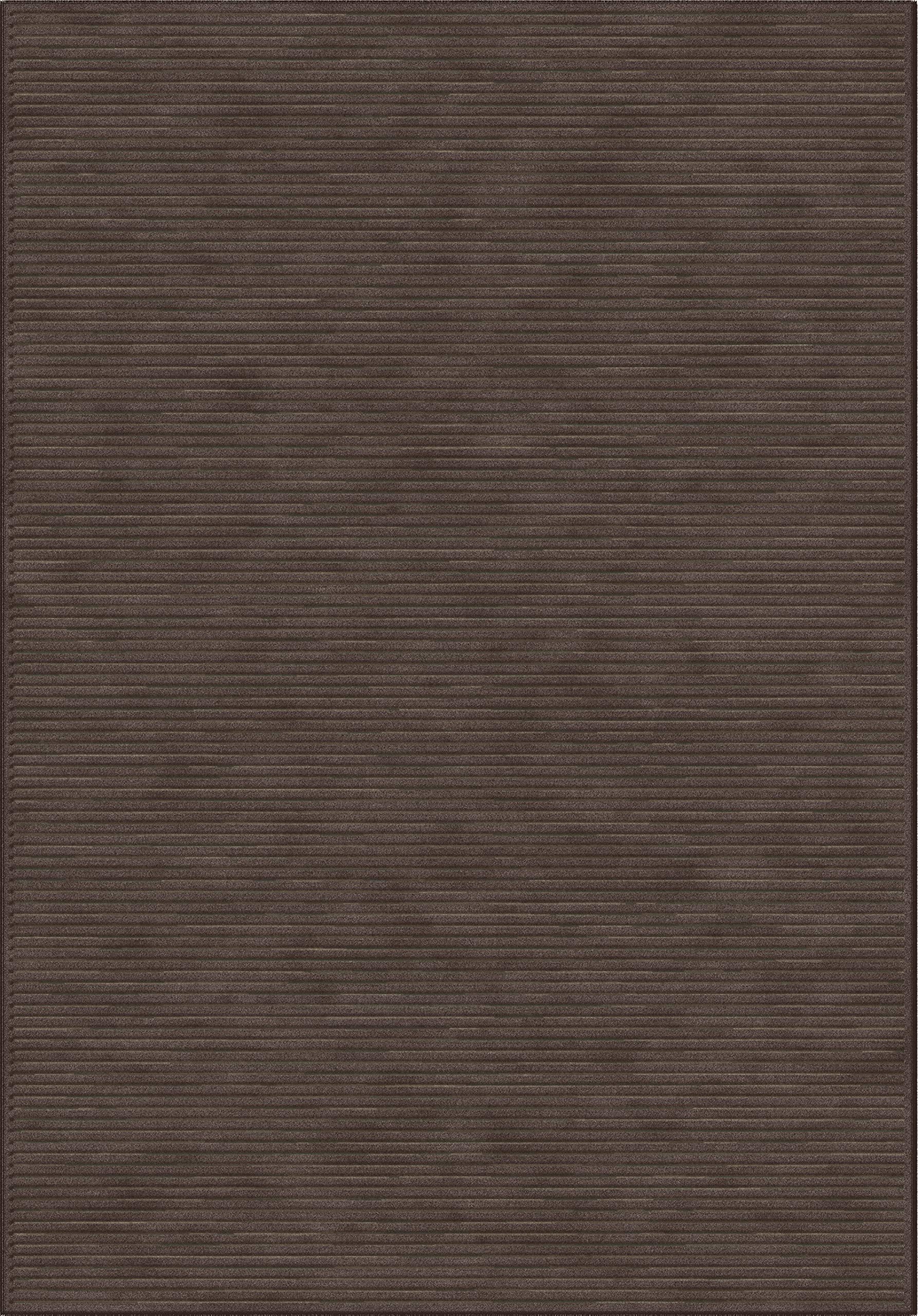 Alfombra PIE DE Cama Medida 80x125 cm MARRÓN Modelo FARASHE-480