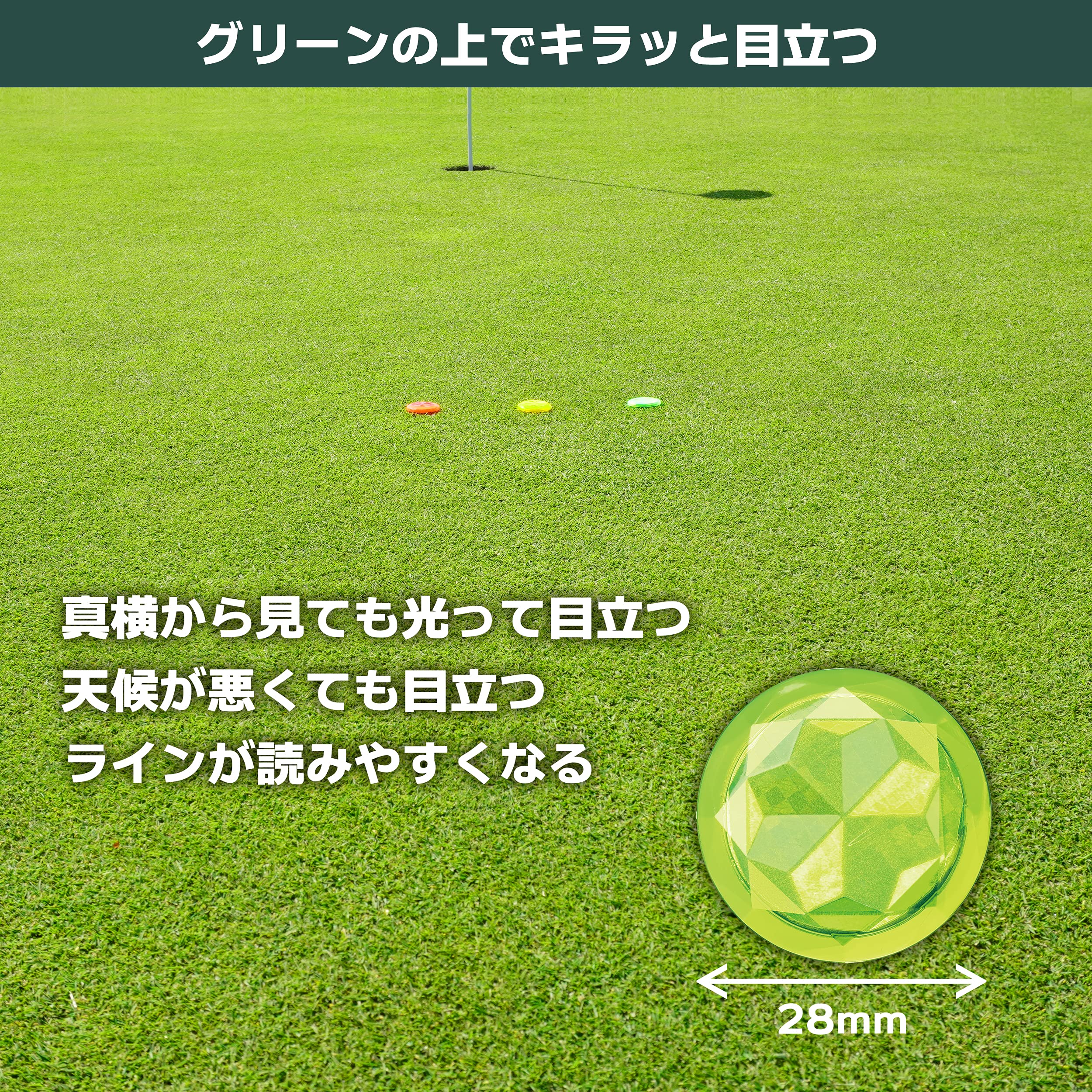 Amazon | Tabata(タバタ) ゴルフマーカー ゴルフラウンド用品 マーカー