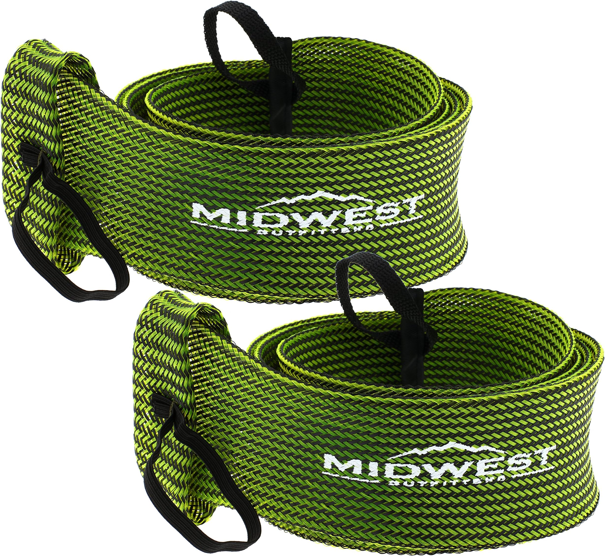 Midwest Outfitters Rod Socks - Fishing Rod Sleeve Cover Fishing Pole Covers for Spinning Baitcaster and Youth Fishing Pole Sizes - Multiple Sizes and Colors