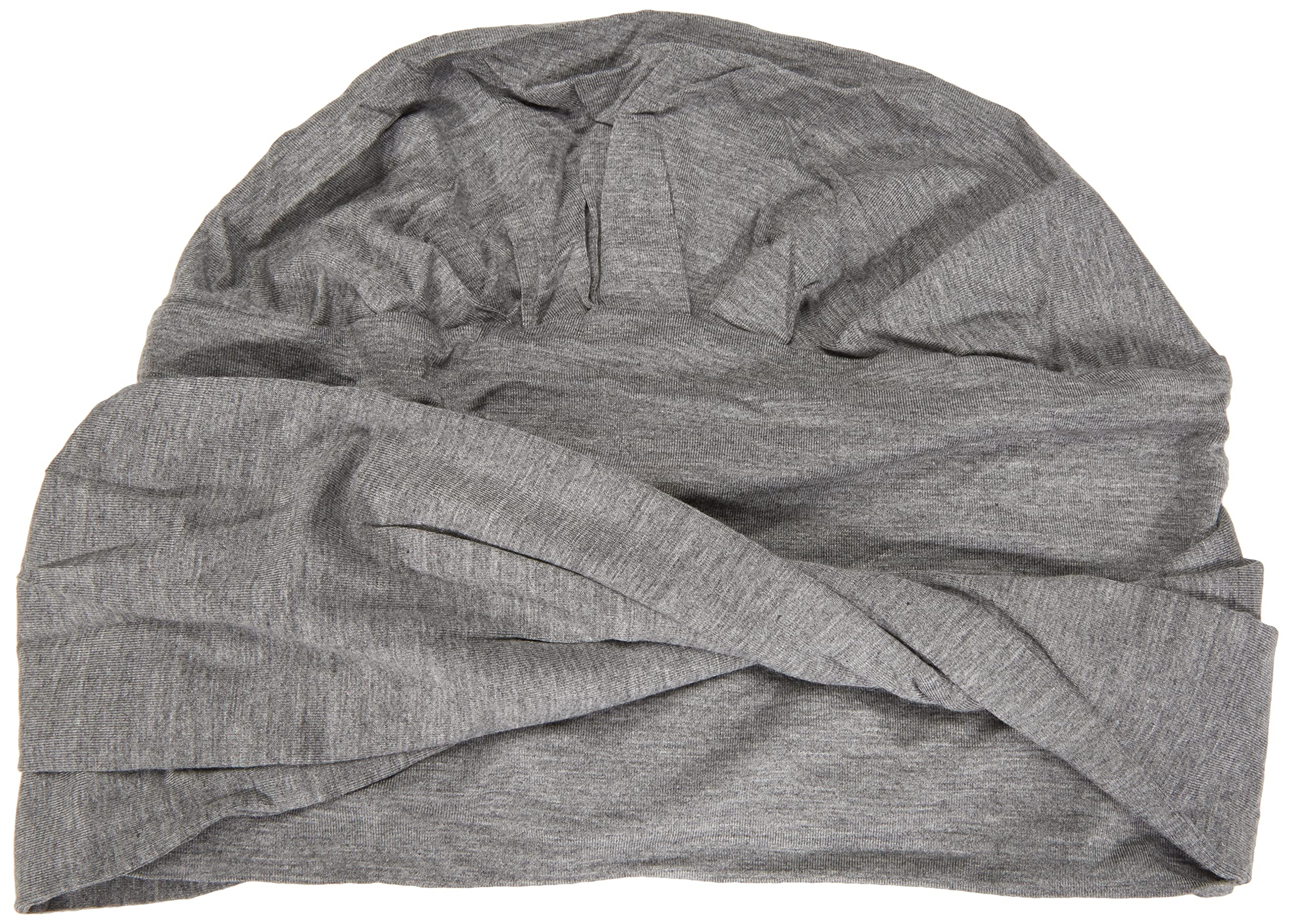 Christine Headwear Shakti Turban Women's Chemo Headgear Women's Headscarf for Women with Hair Loss Chemo Hat Women on 95% Viscose Bamboo 5% Elastane, grey melange, 1 stück (1er Pack)