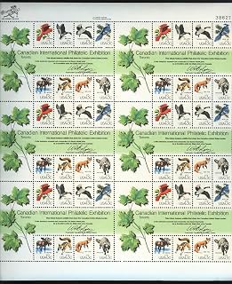 Canadian International Philatelic Exhibition Toronto (Sheet of 48) 13 Cent US Postage Stamps 1979 Scott 1757