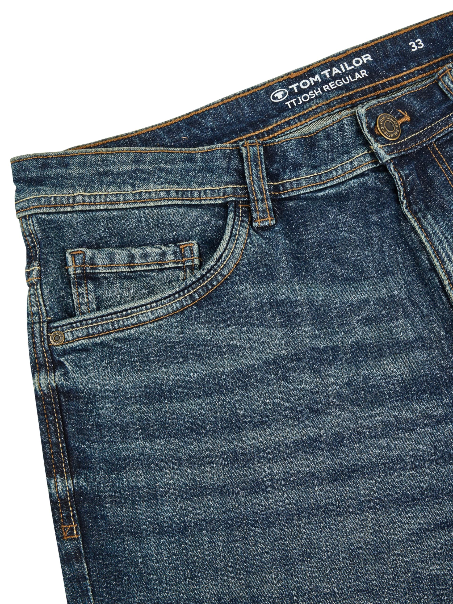 TOM TAILOR Pantalones vaqueros cortos Josh Regular Slim Fit Corto Basic Stretch Shorts Algodón Bermudas Verano Pantalones Denim Azul