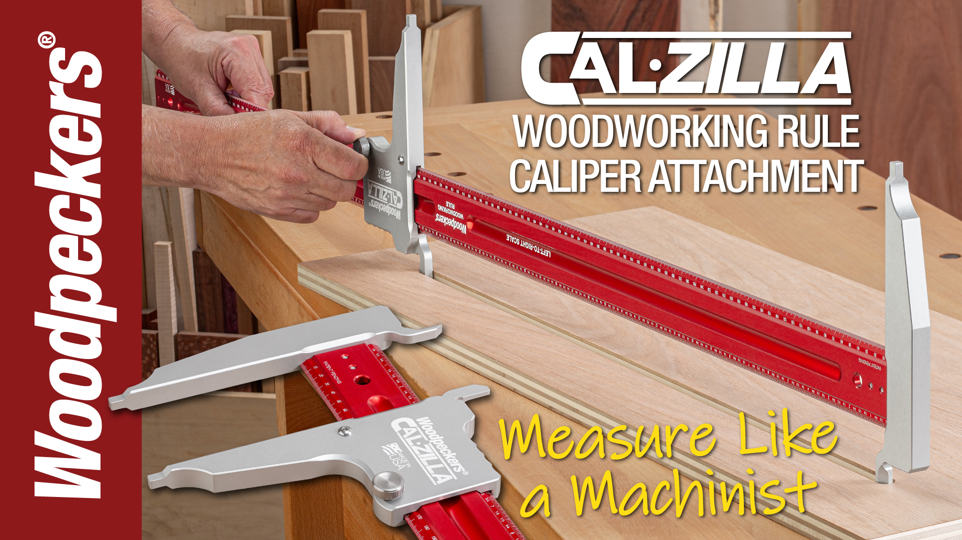 Woodpeckers Cal-Zilla Precision Woodworking Calipers, Oversized 49