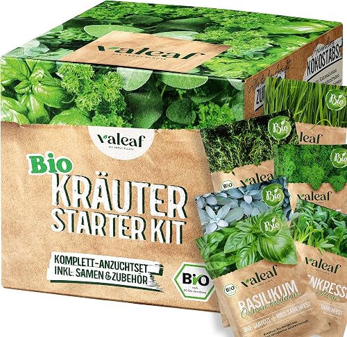 Kraeuter-Anzuchtset fuer die Fensterbank