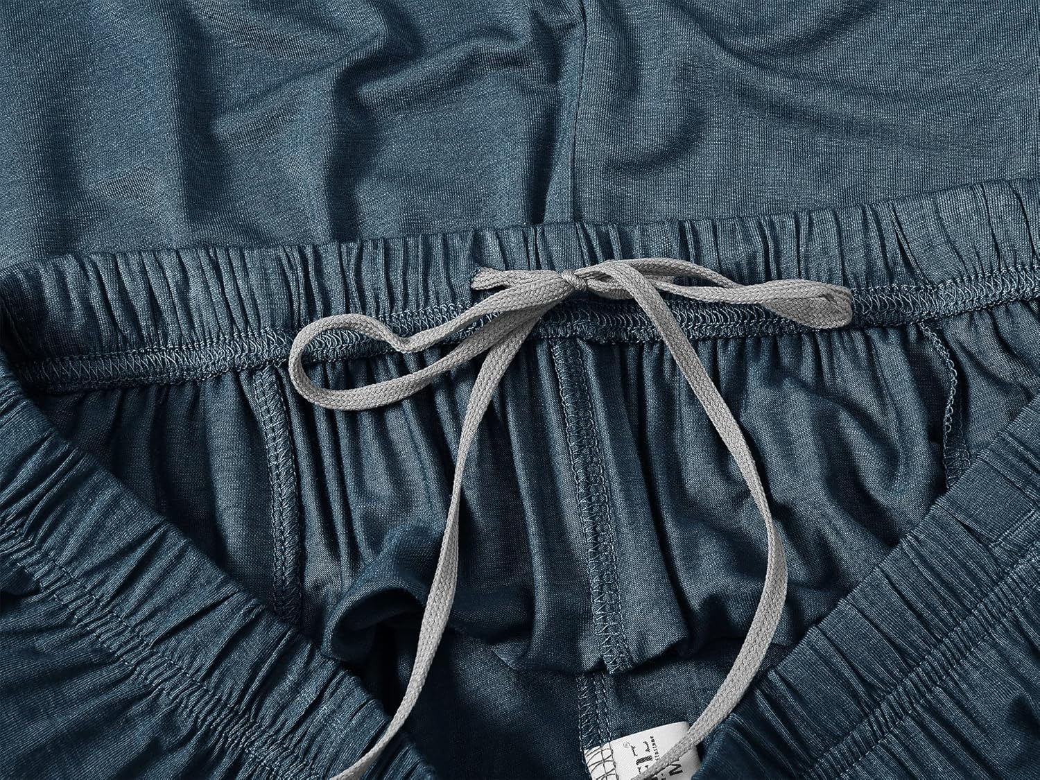 MoFiz Men's Pajamas Set Sleepwear Sleep Shirt and Shorts Pajama Set Lightweight Soft Mens Pjs Lounge Set with Pockets S-3XL - Image 4