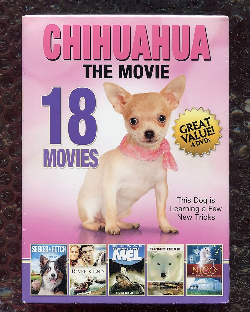CHIHUAHUA The MOVIE ** 18 MOVIES ** 4 DVD SET ** 25+ HOURS