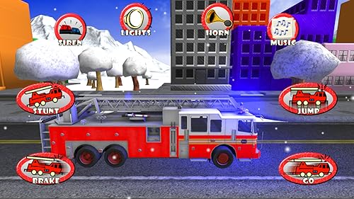 image for Coded Velocity, Inc. Fire Truck Race & Rescue! Toy Car Game For Toddle